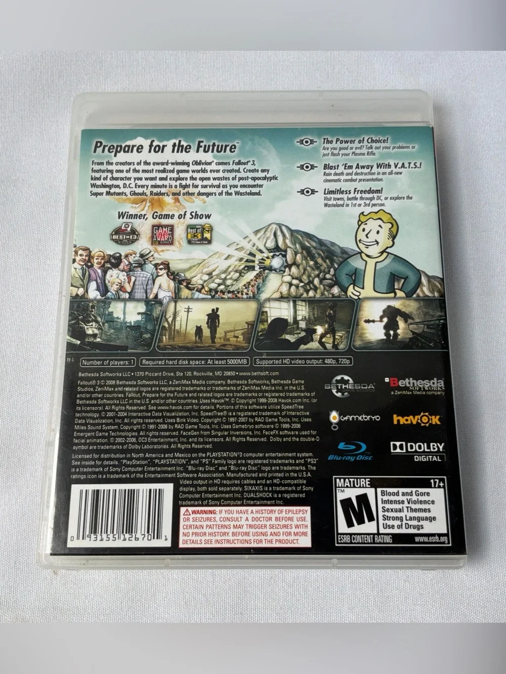 PlayStation 3 official fallout